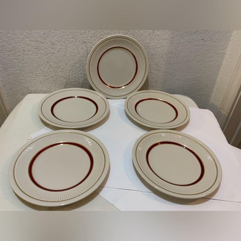 Vintage Shenango China Restaurant Ware 7 3/4” plates set of 5 G17